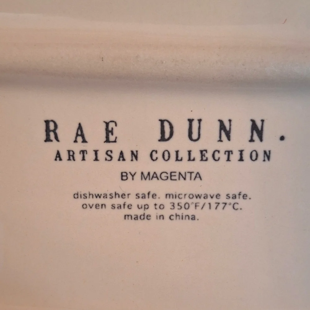 Rae Dunn White Ceramic 